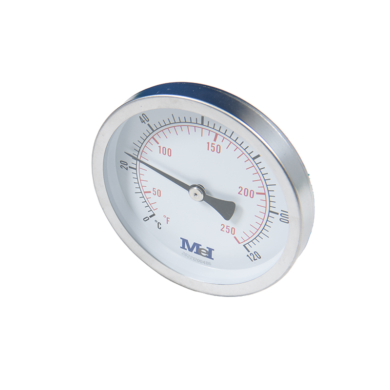 Edelstahlthermometer (V2A) Ø 100 mm, 50 mm Länge