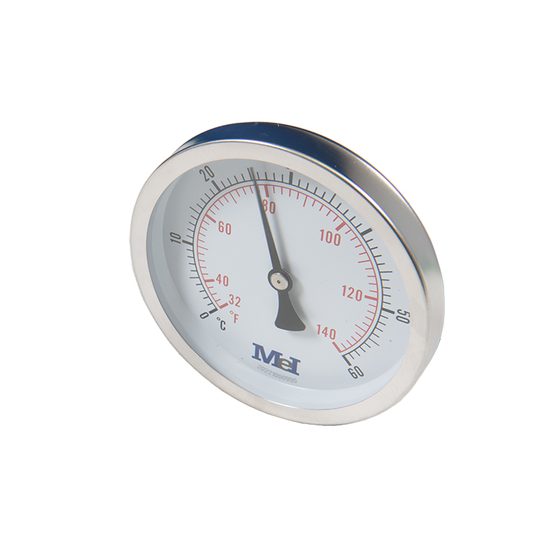 Edelstahlthermometer (V2A) Ø 100 mm, 50 mm Länge